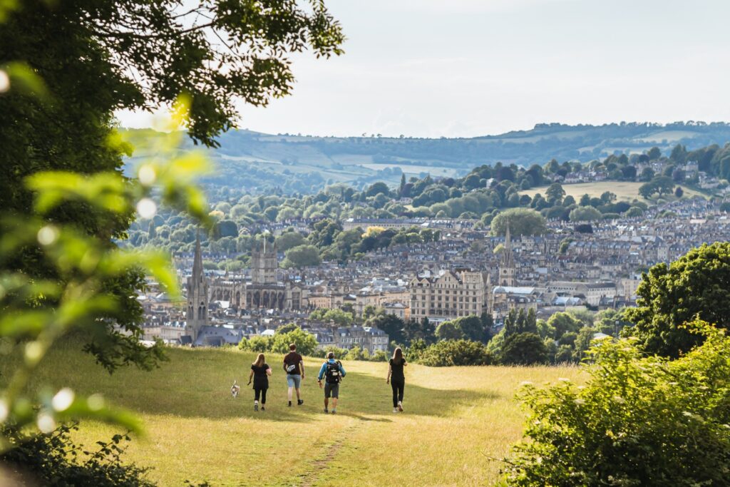 View over Bath city View over Bath city